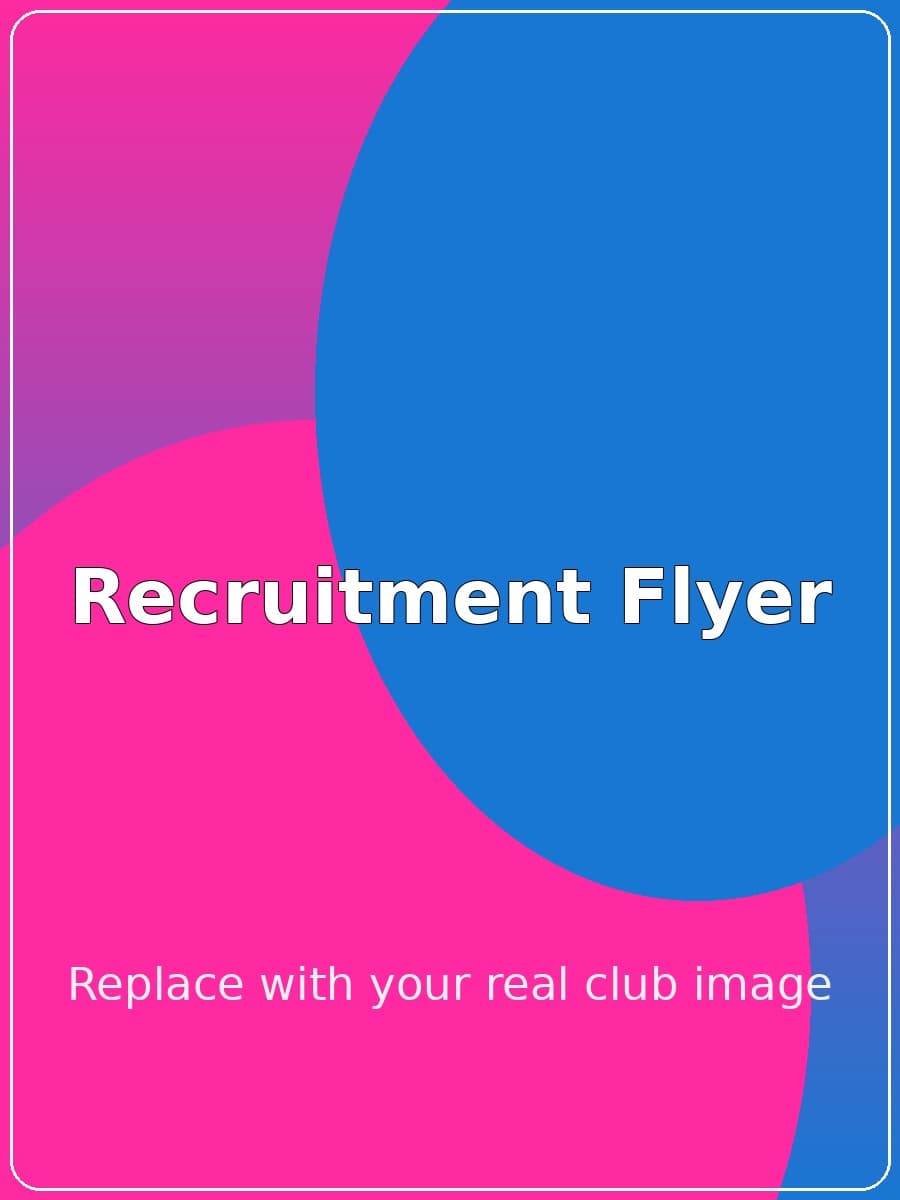 Recruitment flyer